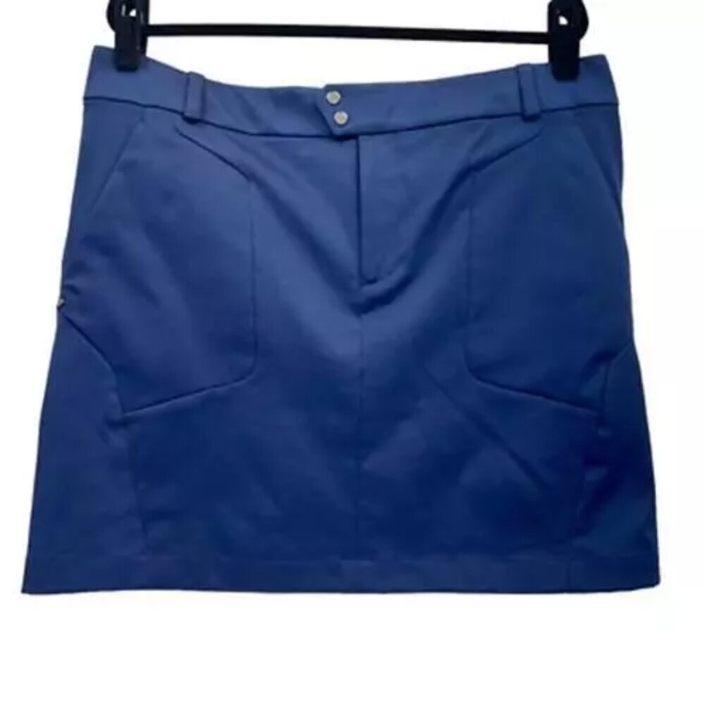 Ralph Lauren RLX Womens Skort Skirt Blue Golf Activewear Athletic 14 Tennis - Picture 5 of 12